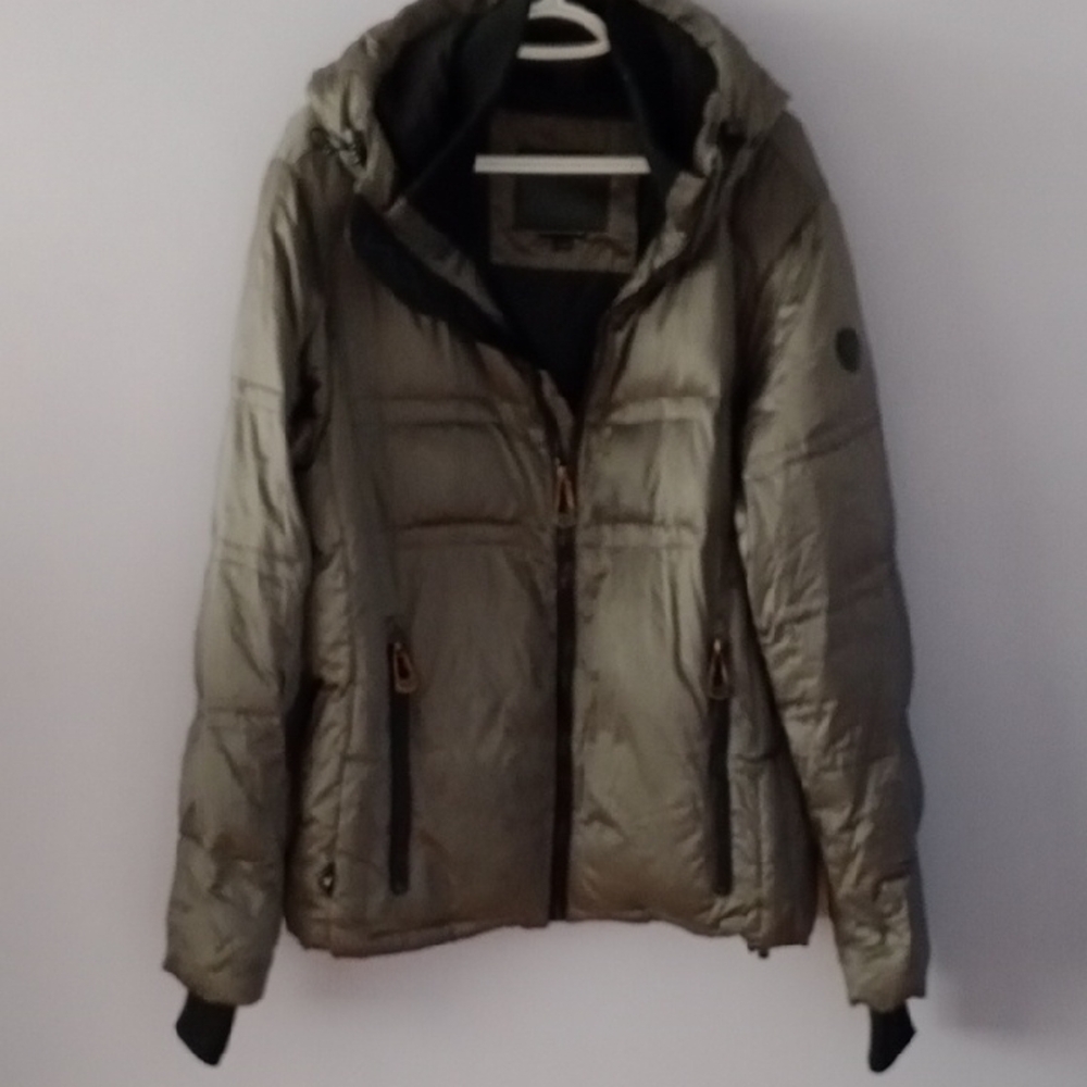 Noize Men's Khaki Puffer Jacket
